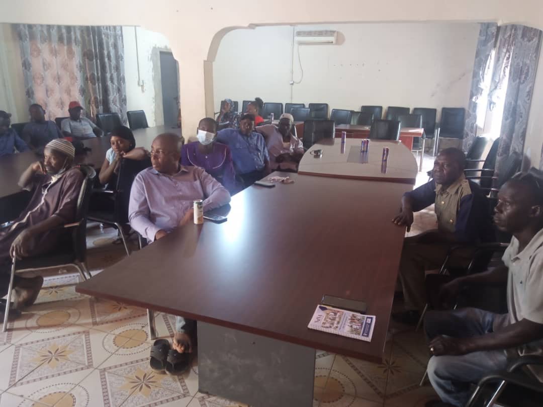 Bwiam Hospital staff audience